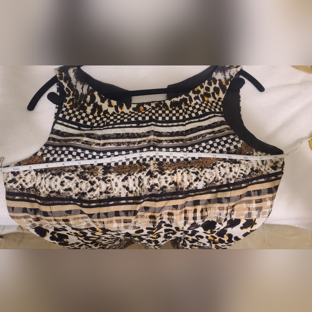 GABBY SKYE Animal Print&Geometric Banded Dress Size 10 - Picture 7 of 8
